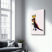 Dinosaur JMB Style - Glass Wall Art