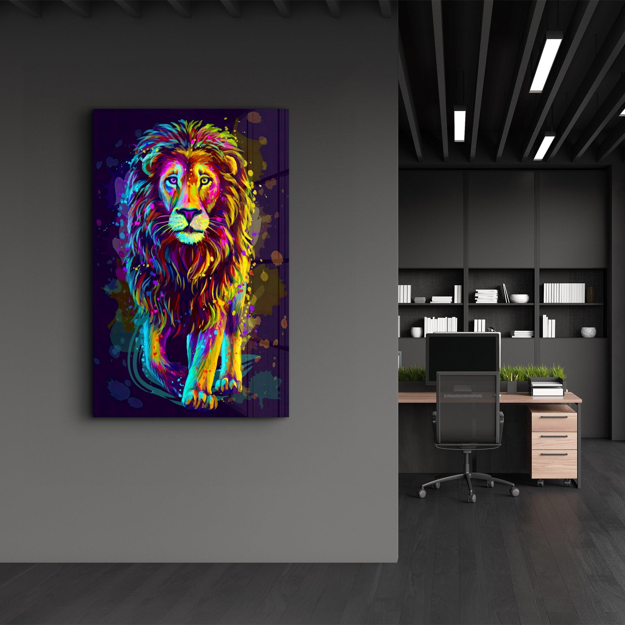 The King | Glass Wall Art - ArtDesigna Glass Printing Wall Art