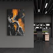 Abstract Shapes V8 | Glass Wall Art - ArtDesigna Glass Printing Wall Art