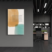 Abstract Shapes V16 | Glass Wall Art - ArtDesigna Glass Printing Wall Art