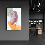 Abstract Shapes V5 | Glass Wall Art - ArtDesigna Glass Printing Wall Art