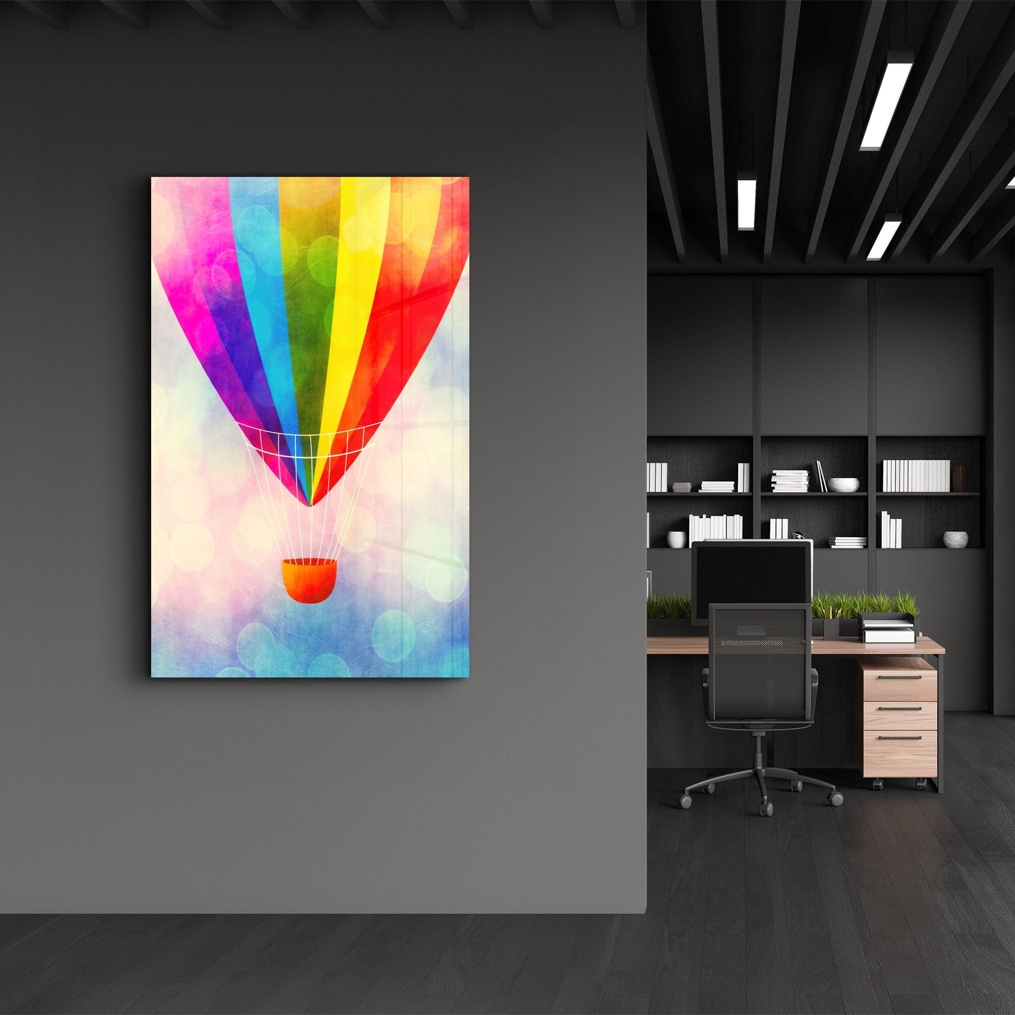 The Air Balloon | Glass Wall Art - ArtDesigna Glass Printing Wall Art