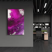 Bird's Eye In Purple V3 | Glass Wall Art - ArtDesigna Glass Printing Wall Art