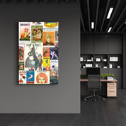 Retro Magazine Covers-5 - Glass Wall Art - ArtDesigna Glass Printing Wall Art
