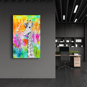 Giraffe | Glass Wall Art - ArtDesigna Glass Printing Wall Art