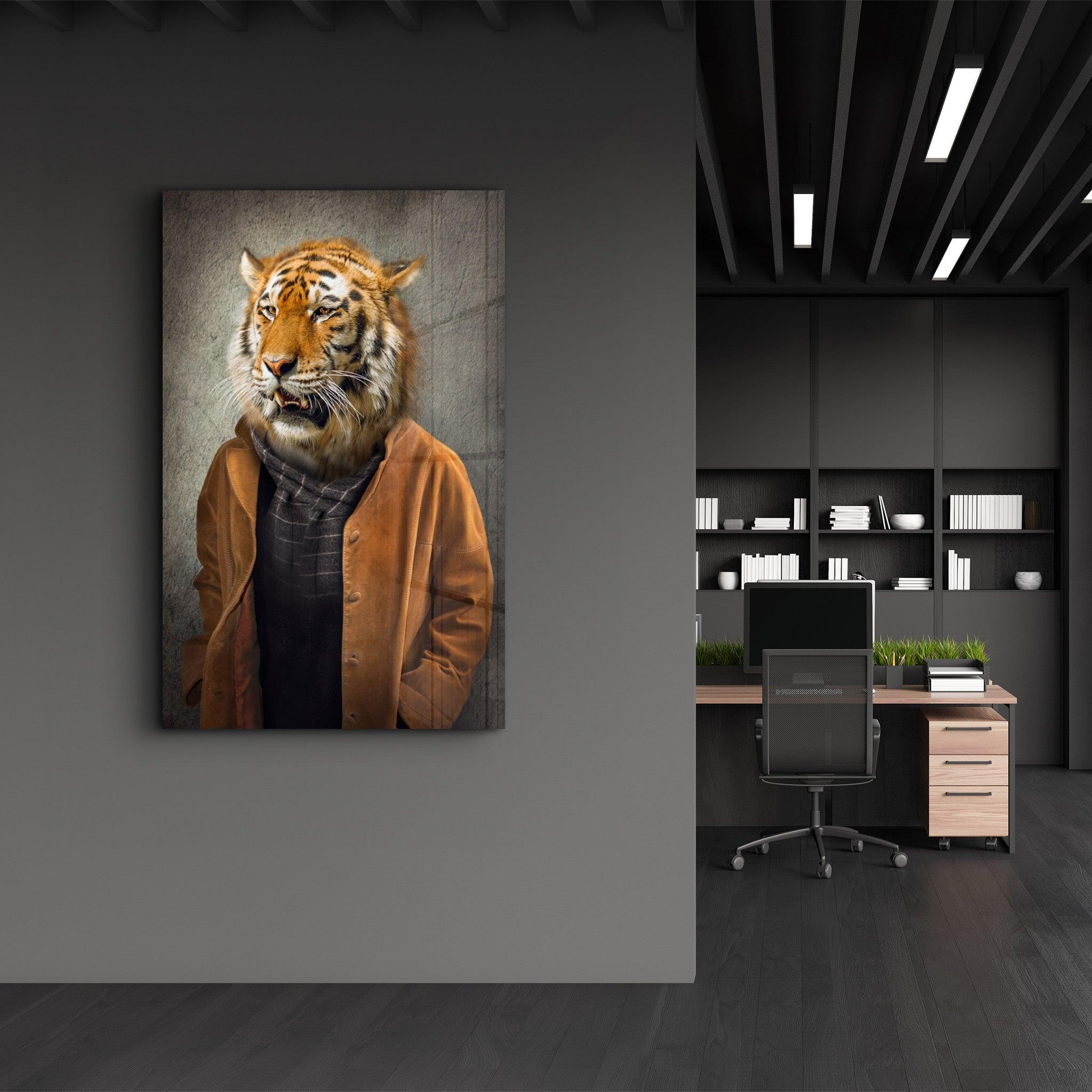 Tiger Head | Glass Wall Art - ArtDesigna Glass Printing Wall Art