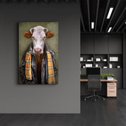 Ox Head | Glass Wall Art - ArtDesigna Glass Printing Wall Art