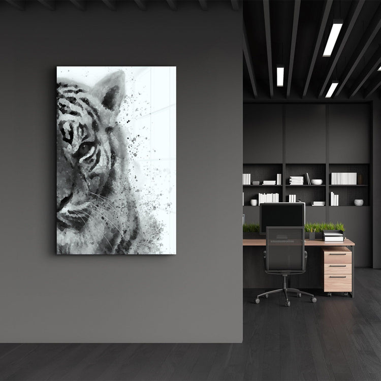 ・"Tiger 6"・Glass Wall Art - ArtDesigna Glass Printing Wall Art