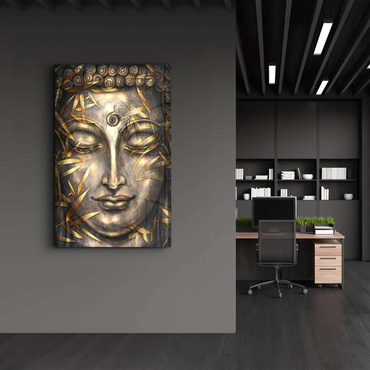 ・"Lord Buddha"・Glass Wall Art - ArtDesigna Glass Printing Wall Art