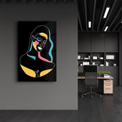 Modern Line Abstract V1 | Glass Wall Art - ArtDesigna Glass Printing Wall Art
