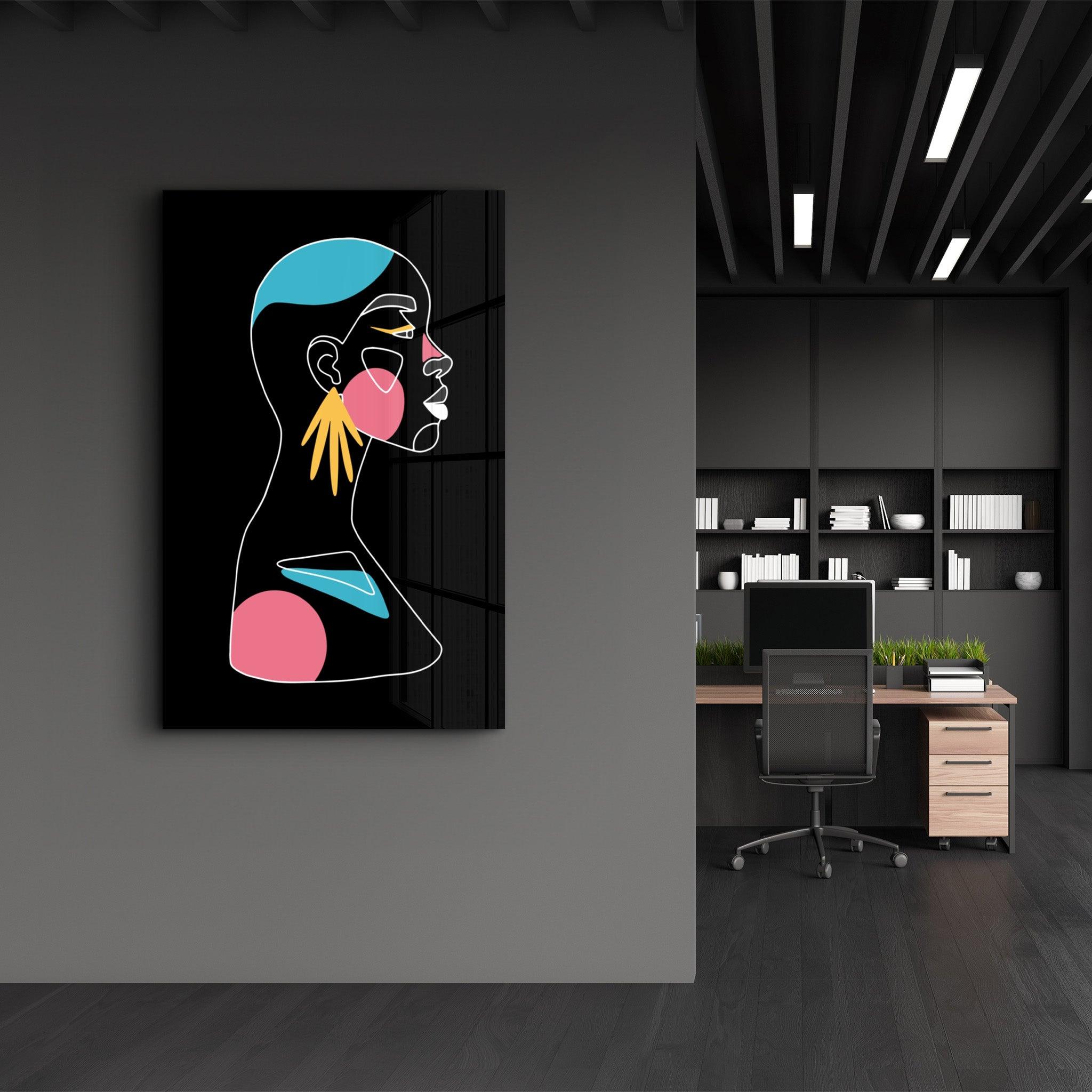 Modern Line Abstract V4 | Glass Wall Art - ArtDesigna Glass Printing Wall Art