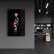 Modern Line Abstract V8 | Glass Wall Art - ArtDesigna Glass Printing Wall Art