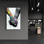 Handhold | Glass Wall Art - ArtDesigna Glass Printing Wall Art