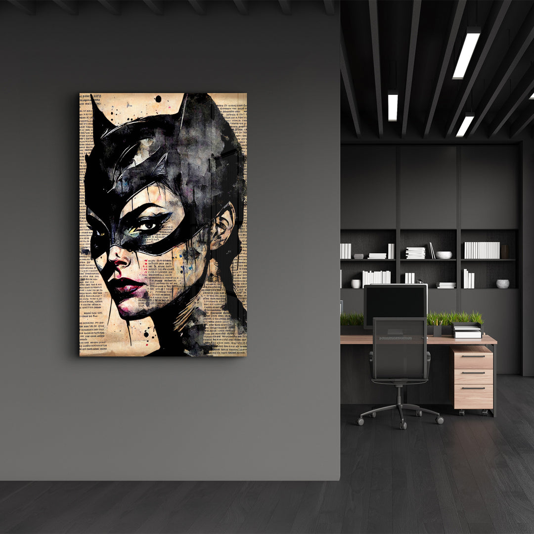 Cat Redesigned | Designer's Collection Glass Wall Art - ArtDesigna Glass Printing Wall Art