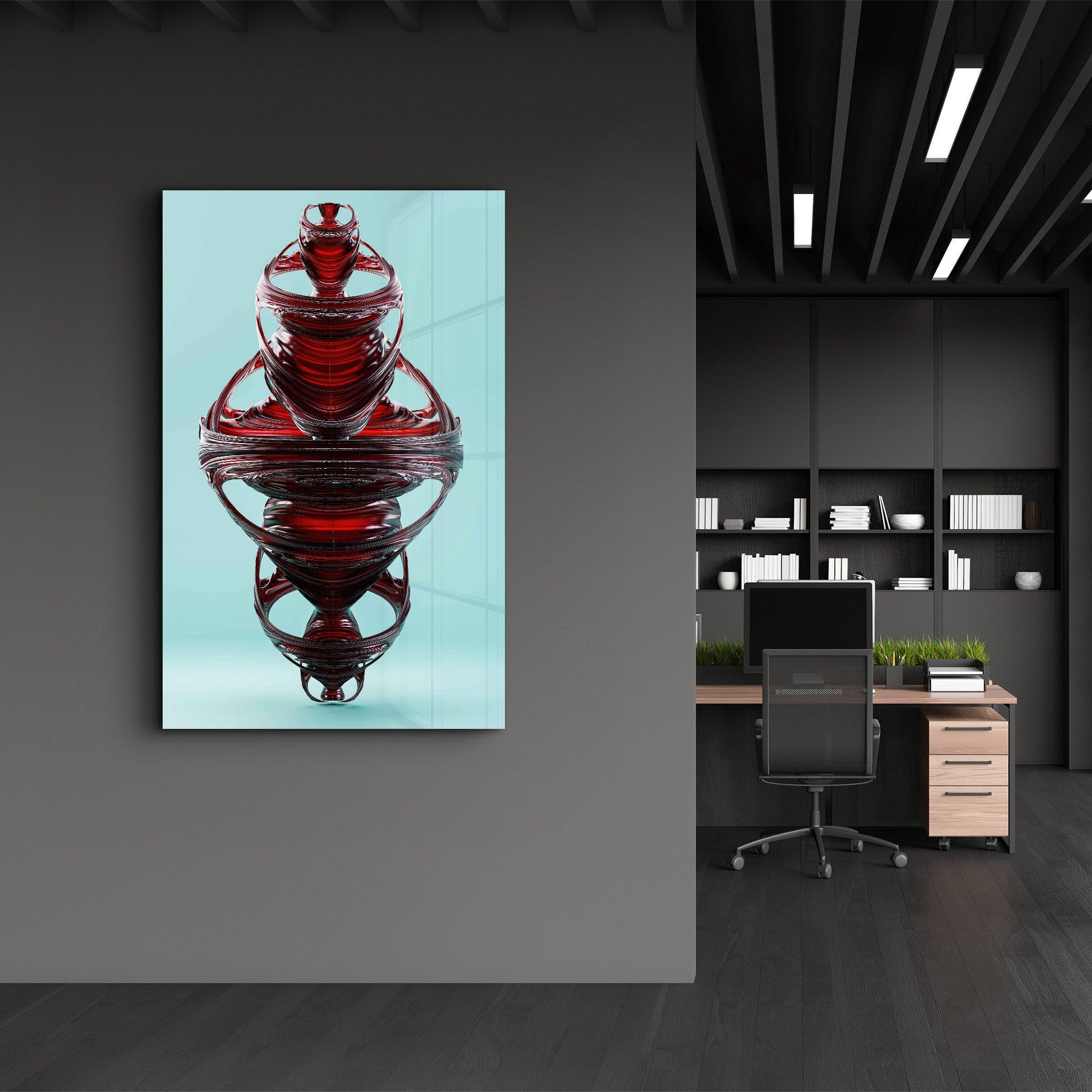 Abstract Modern Design V2 | Designer's Collection Glass Wall Art - ArtDesigna Glass Printing Wall Art