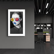 Love You F. You | Designer's Collection Glass Wall Art - ArtDesigna Glass Printing Wall Art