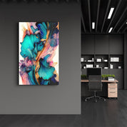 Colorwaves | Glass Wall Art - ArtDesigna Glass Printing Wall Art