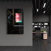 All You Need is | Motivational Glass Wall Art - ArtDesigna Glass Printing Wall Art