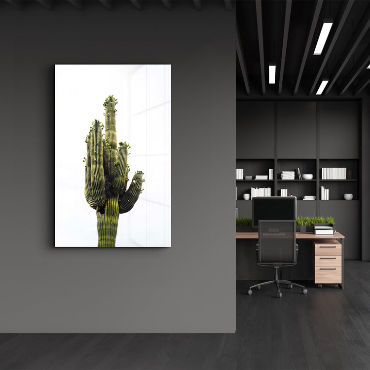 ・"Giant Cactus"・Glass Wall Art - ArtDesigna Glass Printing Wall Art