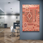 Scandinavian Egyptian Mix - Terra | Zodiac Glass Wall Art - ArtDesigna Glass Printing Wall Art