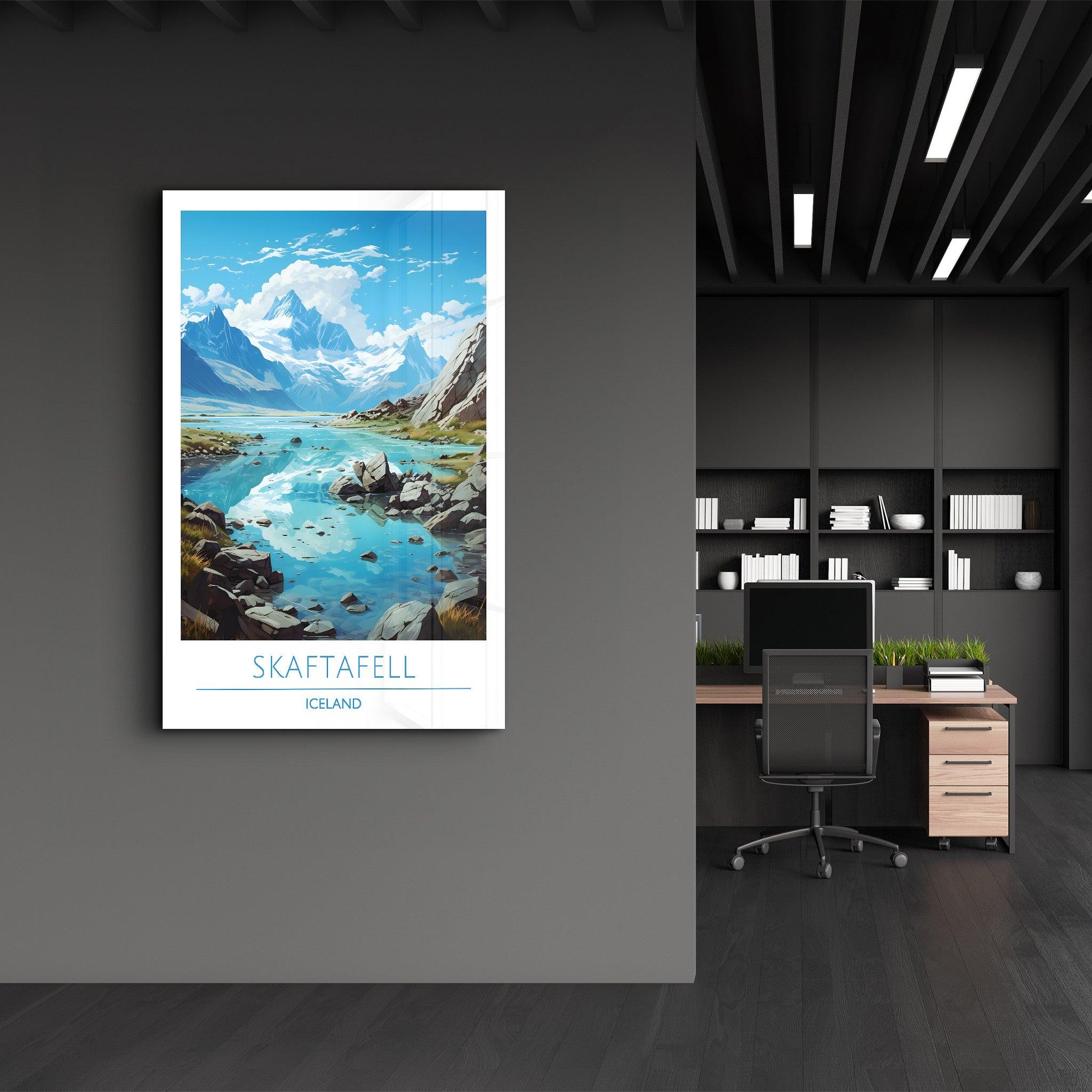 Skaftafell Iceland-Travel Posters | Glass Wall Art - ArtDesigna Glass Printing Wall Art