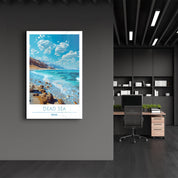 Dead Sea Isreal-Travel Posters | Glass Wall Art - ArtDesigna Glass Printing Wall Art