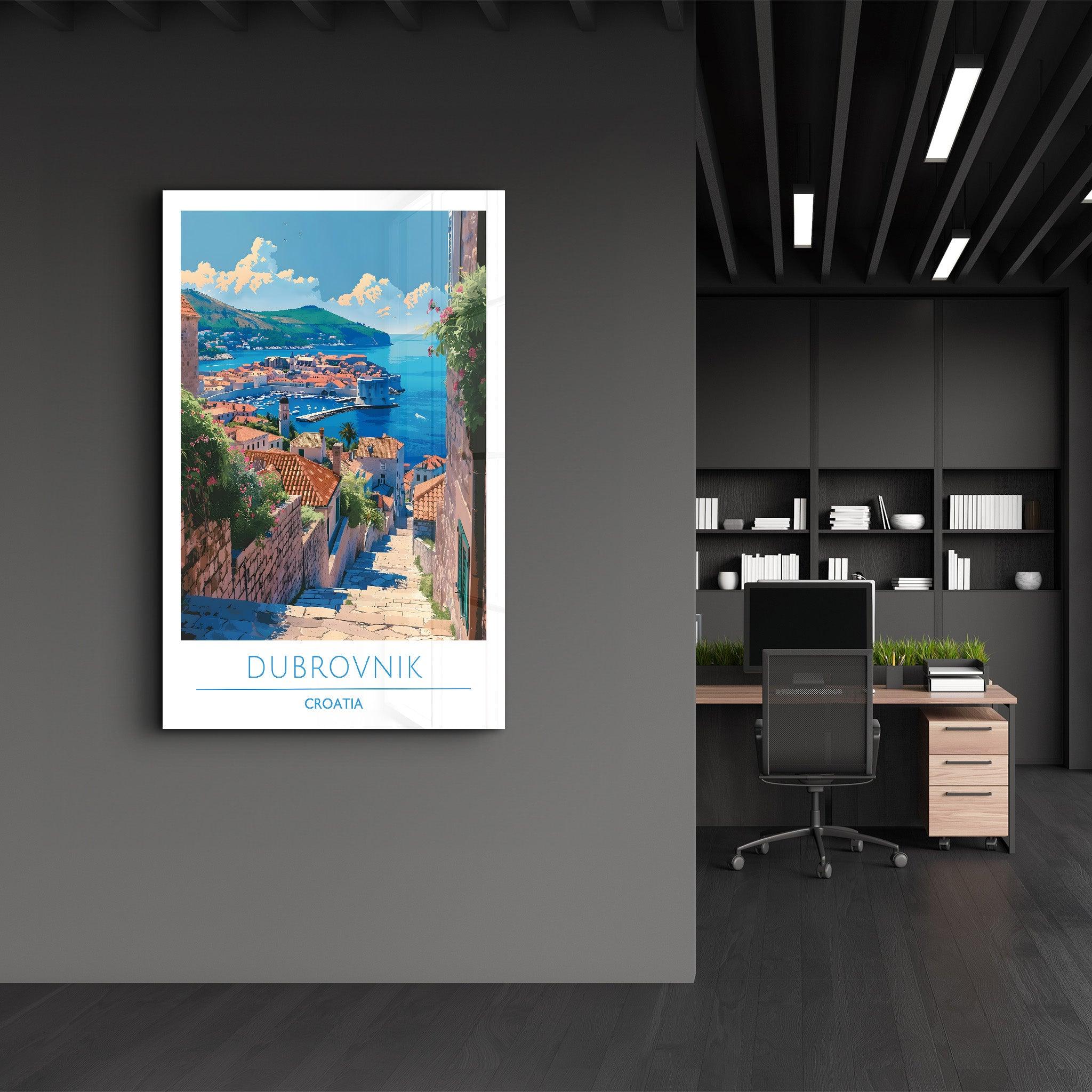 Dubrovnik Croatia-Travel Posters | Glass Wall Art - ArtDesigna Glass Printing Wall Art