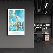 Toronto Canada-Travel Posters | Glass Wall Art