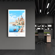 Valetta Malta-Travel Posters | Glass Wall Art