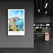 Sydney Opera Australia-Travel Posters | Glass Wall Art