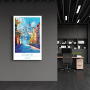 Budapest Hungary-Travel Posters | Glass Wall Art - ArtDesigna Glass Printing Wall Art