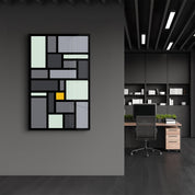 Signature Mustard | Designer's Collection Glass Wall Art - ArtDesigna Glass Printing Wall Art