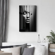 Behind the Bars | Designers Collection Glass Wall Art - Artdesigna