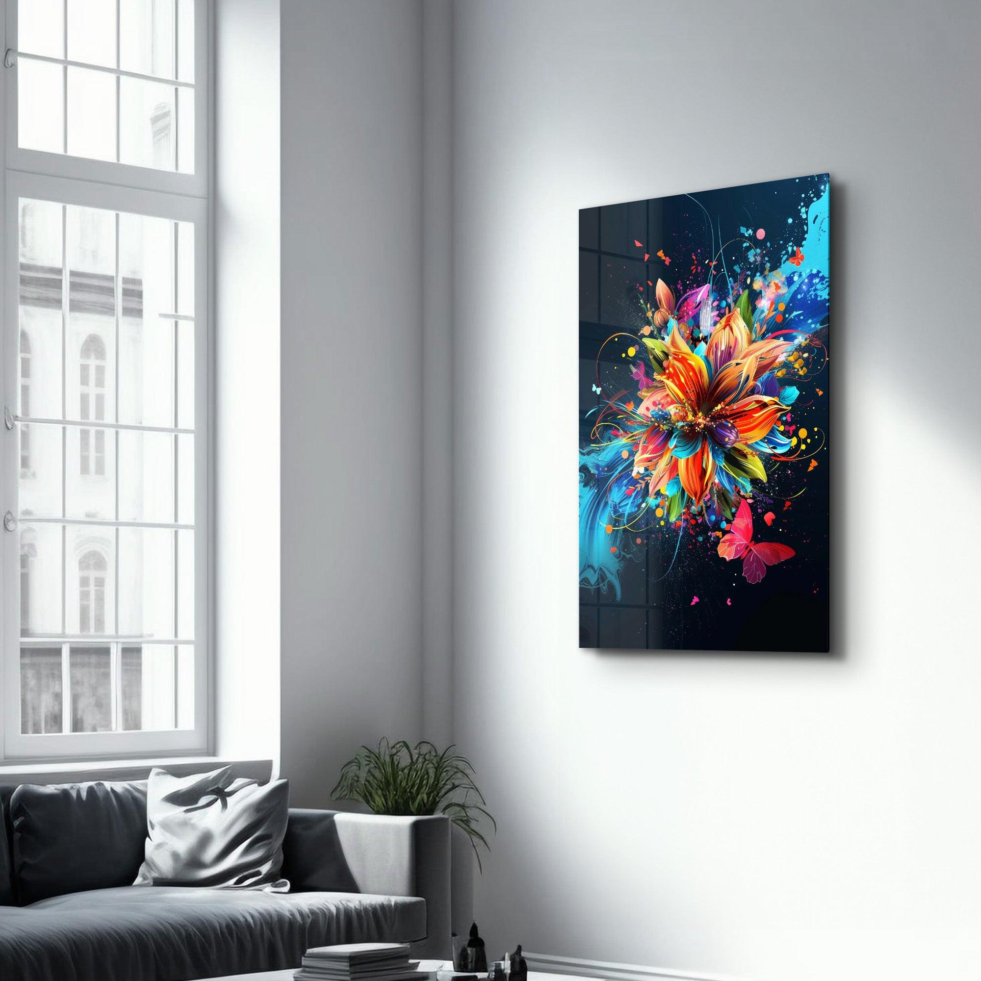 Spring Flowers - Glass Wall Art - ArtDesigna Glass Printing Wall Art