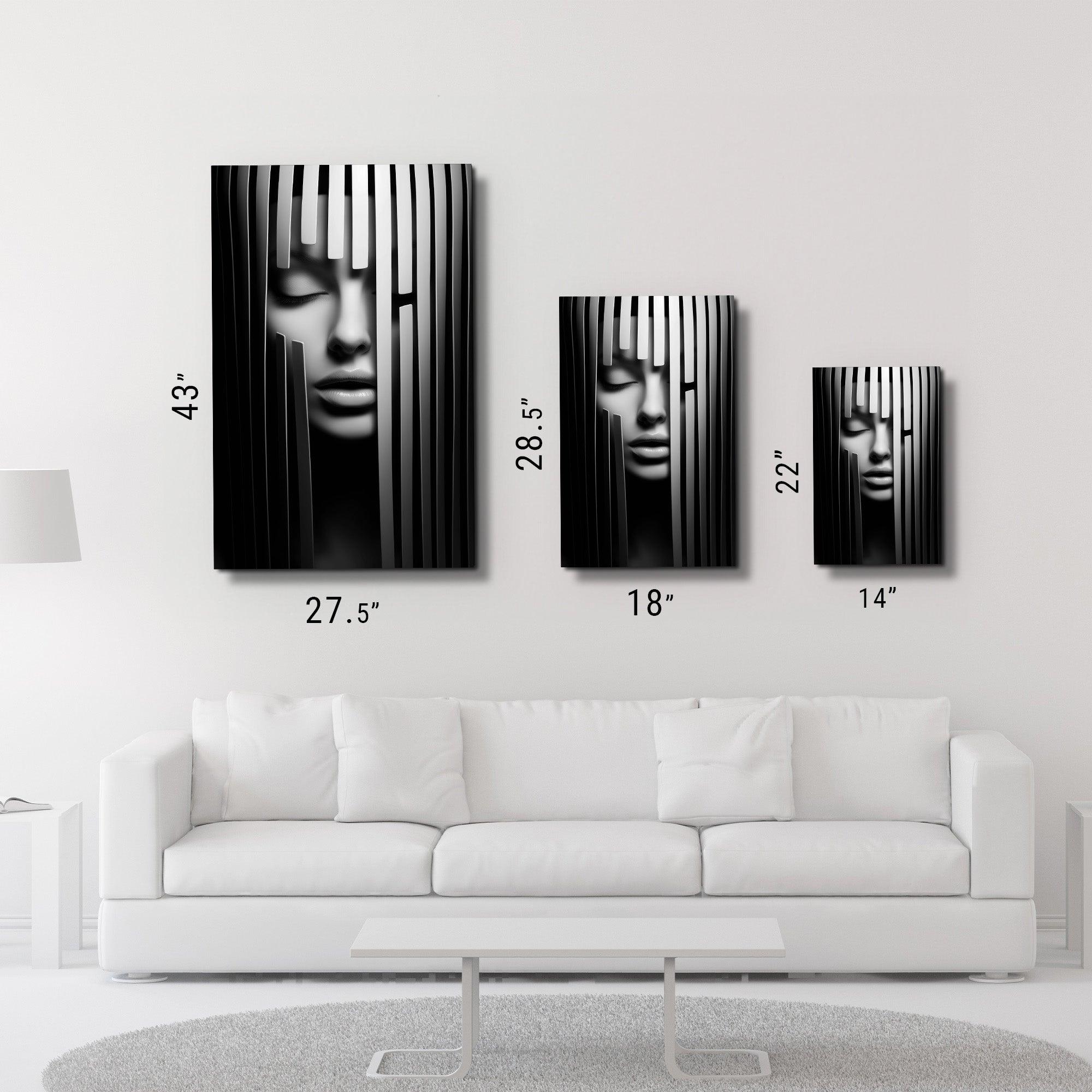 Behind the Bars | Designers Collection Glass Wall Art - ArtDesigna Glass Printing Wall Art