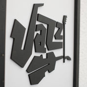 JAZZ – Artistic Wooden Typography Wall Art