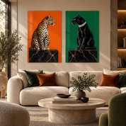 Wild Elegance | Glass Wall Art
