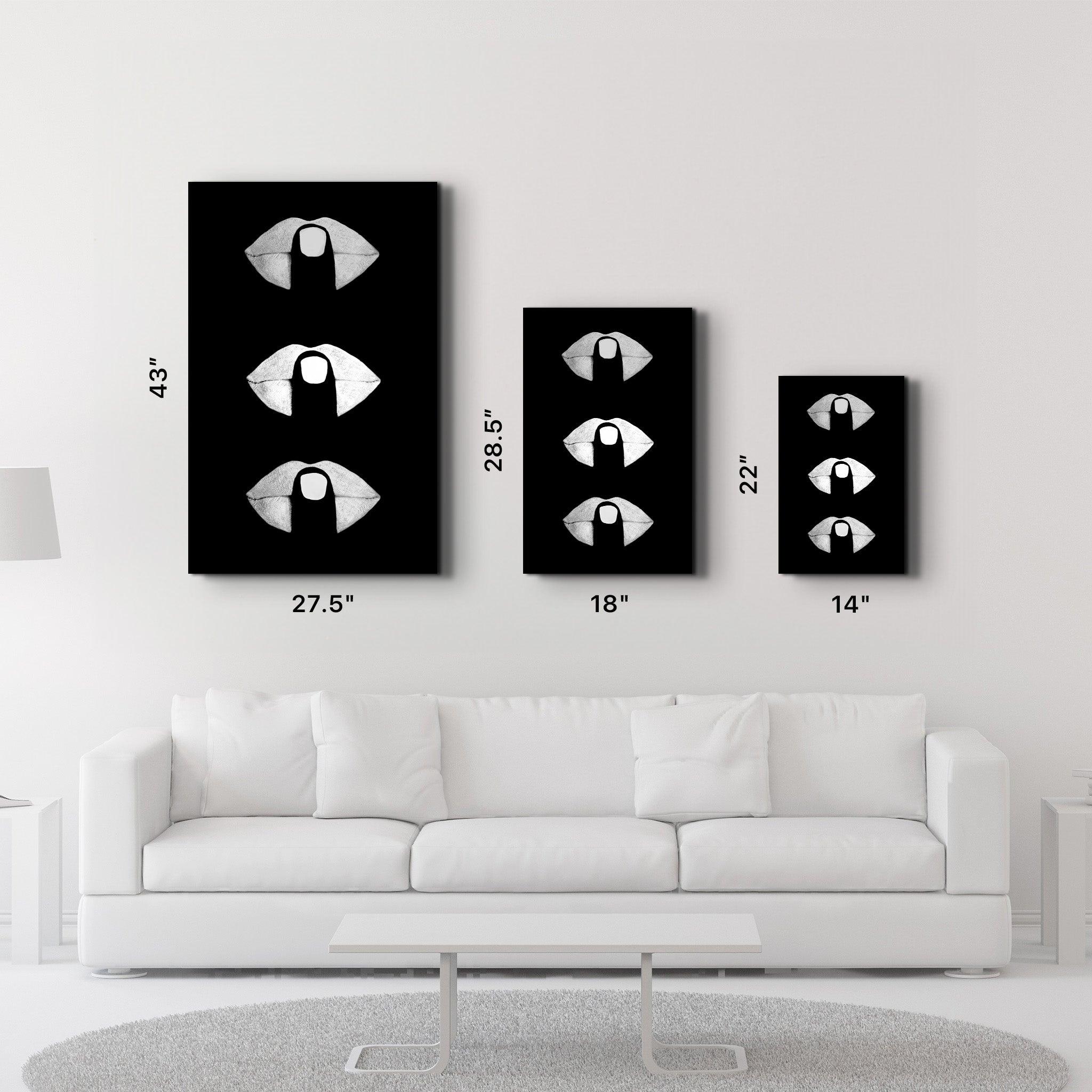 Simply Shush | Glass Wall Art - ArtDesigna Glass Printing Wall Art