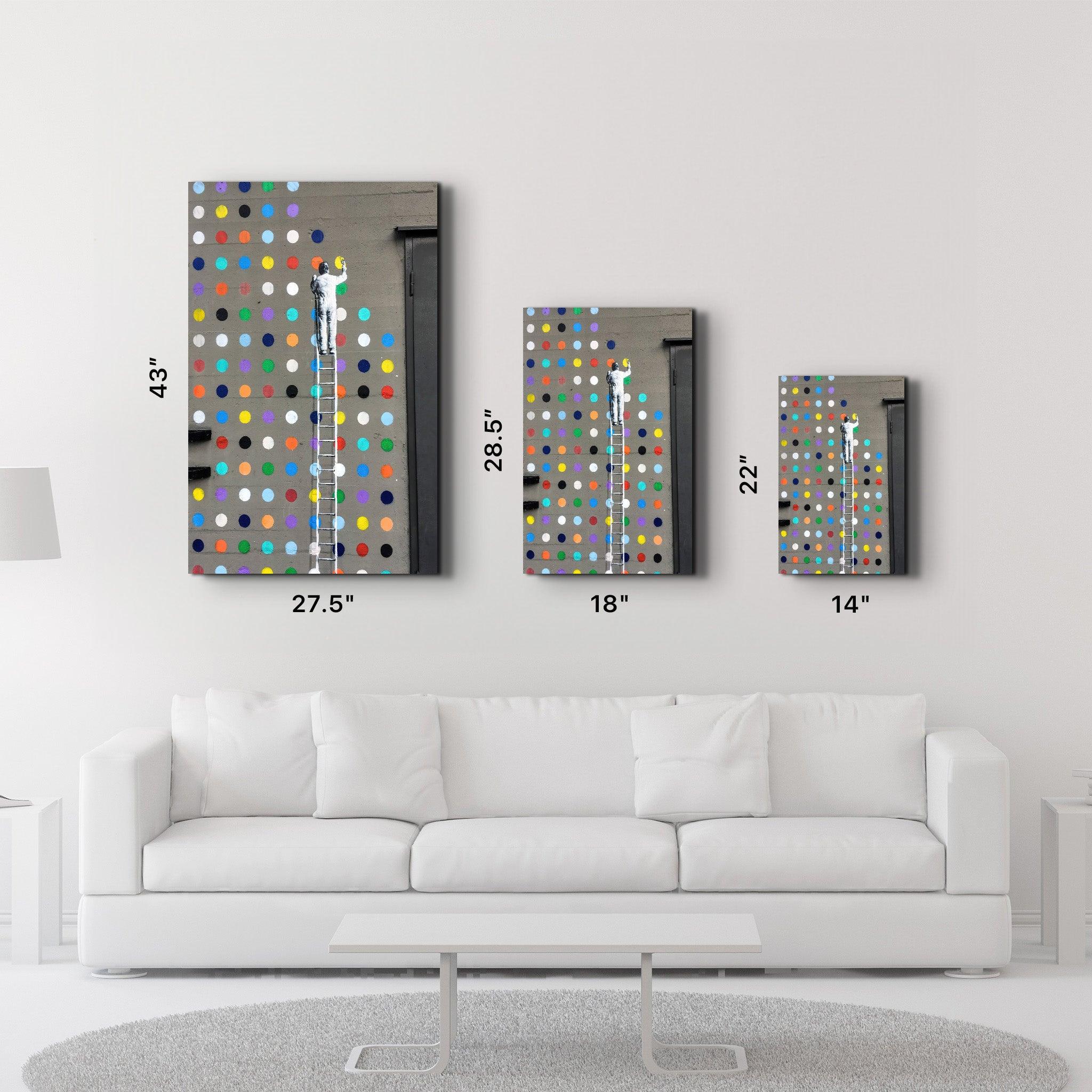 Colorful Dots | GLASS WALL ART - ArtDesigna Glass Printing Wall Art