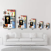 Retro Magazine Covers-9 - Glass Wall Art - ArtDesigna Glass Printing Wall Art