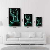 Triteia Green | Glass Wall Art - Artdesigna