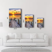 Sunset 1 | Glass Wall Art - Artdesigna