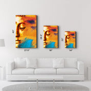 Buddha Portrait | Glass Wall Art - Artdesigna