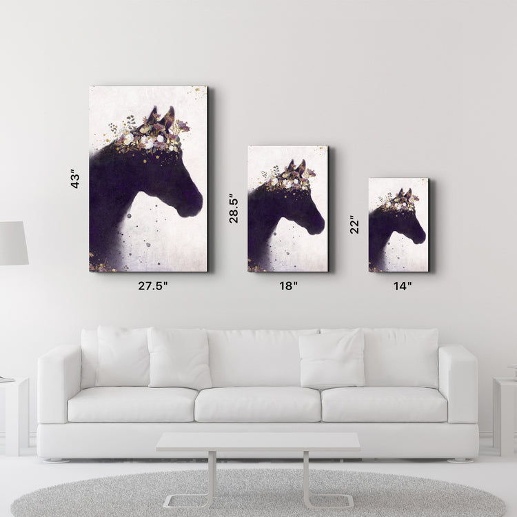 ・"Horse"・Glass Wall Art - ArtDesigna Glass Printing Wall Art