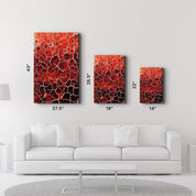 Red Crack | Designer's Collection Glass Wall Art - ArtDesigna Glass Printing Wall Art