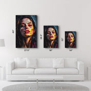 Beauty Oil Painting V1 | Designers Collection Glass Wall Art - Artdesigna