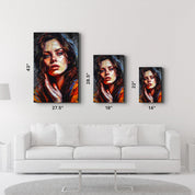 Beauty Oil Painting V2 | Designers Collection Glass Wall Art - ArtDesigna Glass Printing Wall Art