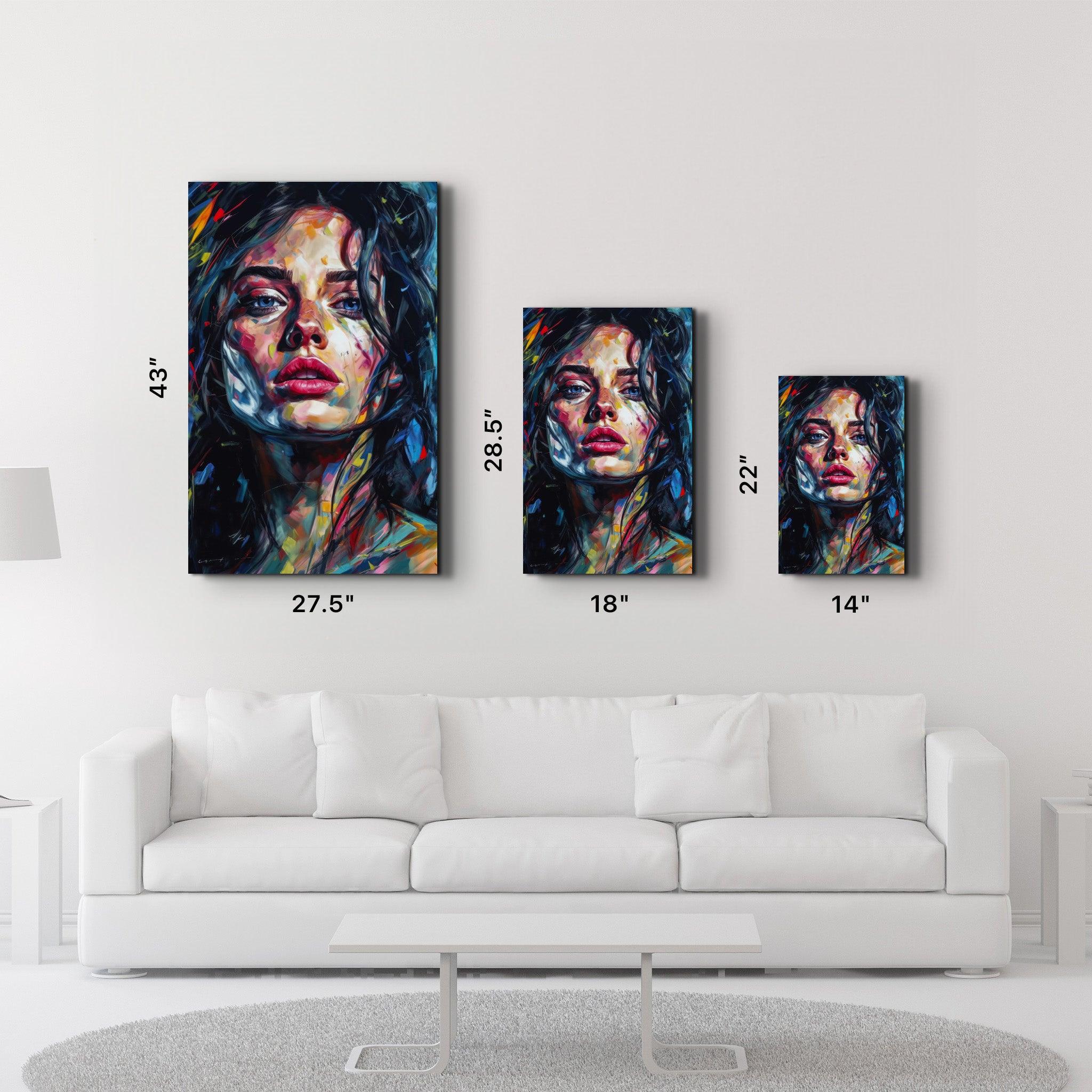 Beauty Oil Painting V3 | Designers Collection Glass Wall Art - Artdesigna