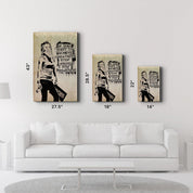 Banksy - Greatness | Glass Wall Art - Artdesigna