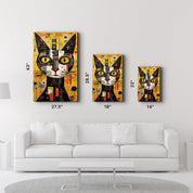 Egyptian Cat・Designers Collection Glass Wall Art - ArtDesigna Glass Printing Wall Art